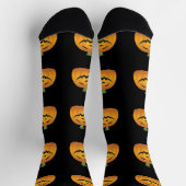 Kürbis-Halloween-Socken Socken (Oben)