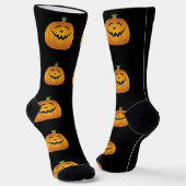 Kürbis-Halloween-Socken Socken (Gewinkelt)