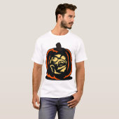 Kürbis Halloween T-Shirt (Vorne ganz)