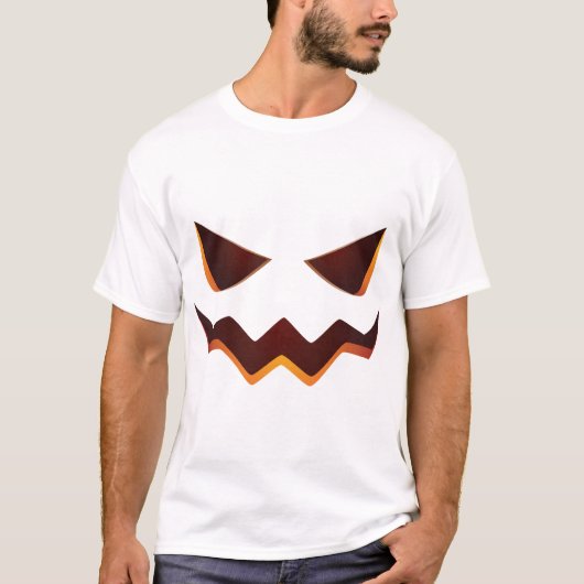 Kürbis Halloween T-Shirt (Vorderseite)