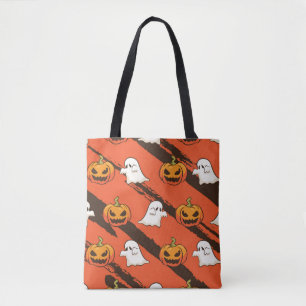 Kürbis-Halloween-Thema, nahtloses Muster. Tasche