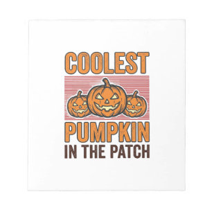 Kürbis Halloween Vintage Des Notizblock