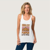 Kürbis Halloween Vintage Des Tank Top (Vorderseite Vollansicht)