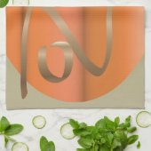 Kürbis Handtuch (Gefaltet)