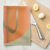 Kürbis Handtuch (Viertel Falte)