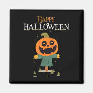 Kürbis Happy Halloween Magnet
