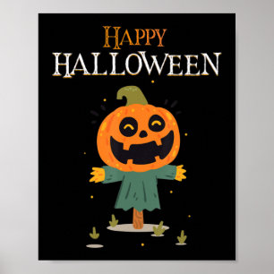Kürbis Happy Halloween Poster