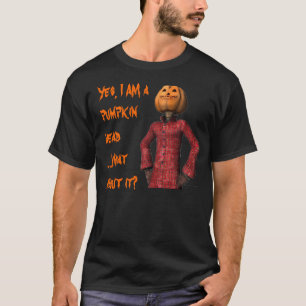 Kürbis-Haupthaltungs-Shirt T-Shirt