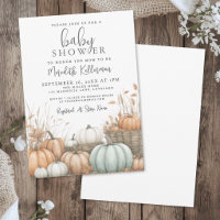 Kürbis Herbst-Baby-Party