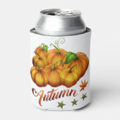 Kürbis Herbst Dosenkühler (Kanne Vorderseite)