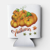 Kürbis Herbst Dosenkühler (Rückseite)
