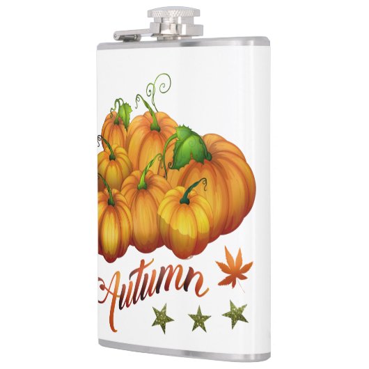 Kürbis Herbst Flachmann (Links)