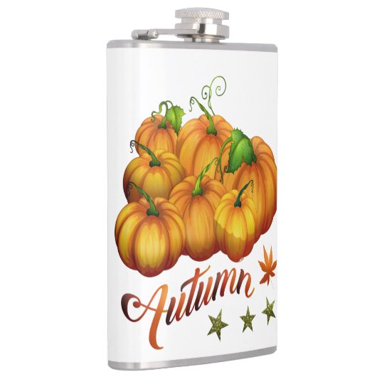 Kürbis Herbst Flachmann (Rechts)