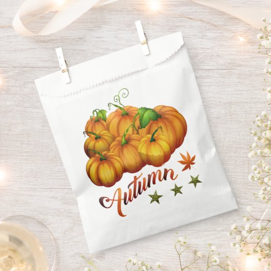 Kürbis Herbst Geschenktütchen (Ausgeschnitten)