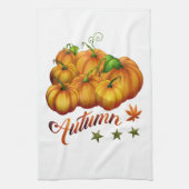 Kürbis Herbst Geschirrtuch (Vertikal)