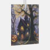 Kürbis/Herbst/Herbst/Halloween Ornament Aus Glas (Vorderseite Rechts)