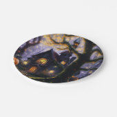 Kürbis/Herbst/Herbst/Halloween Pappteller (Schrägansicht)