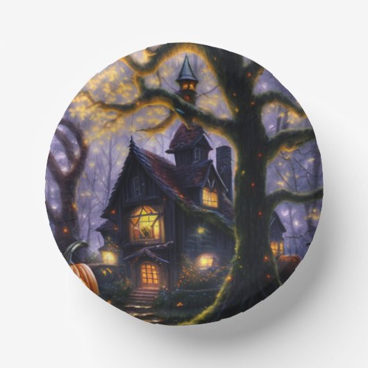 Kürbis/Herbst/Herbst/Halloween Pappteller (Vorderseite)