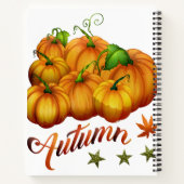 Kürbis Herbst Notizblock (Rückseite)