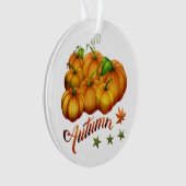Kürbis Herbst Ornament (Vorderseite)