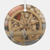 Kürbis Herbst Ornament Aus Glas (Vorderseite)