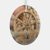 Kürbis Herbst Ornament Aus Glas (Vorderseite Rechts)