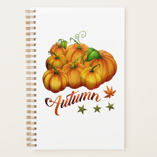 Kürbis Herbst Planer (Vorderseite)