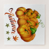 Kürbis Herbst Puzzle (Horizontal)