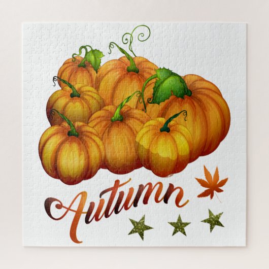 Kürbis Herbst Puzzle (Vertikal)