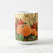 Kürbis Herbst Sonnenblume Kaffeetasse (Mittel)