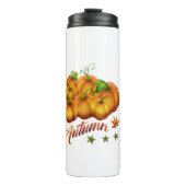 Kürbis Herbst Thermosbecher (Vorderseite)