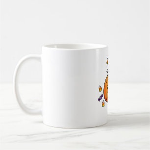 Kürbis-Hexen-Halloween-Glanz Kaffeetasse