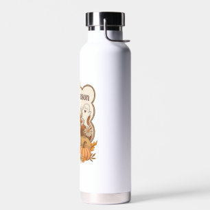 Kürbis-Hochlandkuh-Geist Halloween Trinkflasche