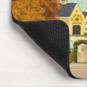 Kürbis-hohle Mausunterlage Mousepad (Ecke)