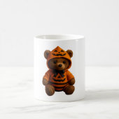 Kürbis-Hoodie-Teddy – Halloween-Tassendesign Kaffeetasse (Mittel)