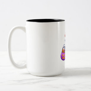 Kürbis-Hut-Geist Halloween Freude Zweifarbige Tasse