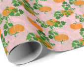 Kürbis im Herbst Geschenkpapier (Rolleneckpunkt)