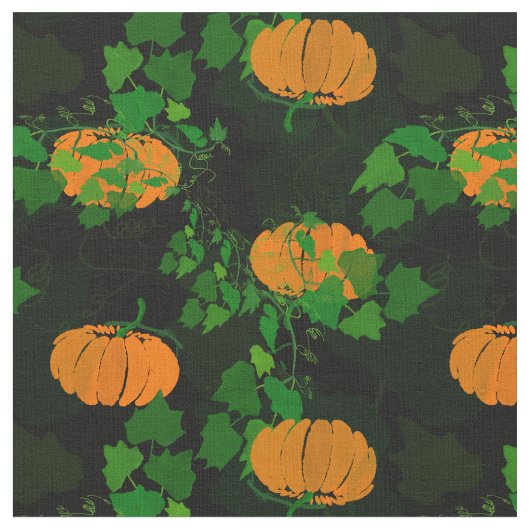 Kürbis im Herbst Stoff (Nahaufnahme)