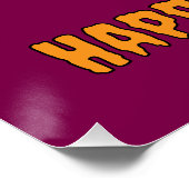 Kürbis-im-Karton - Poster (Ecke)