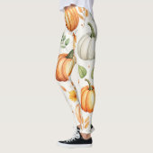 Kürbis in das Morgenlicht Leggings (Links)