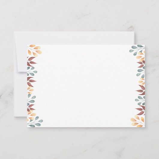 Kürbis in den Hut - Danke (Rückseite)