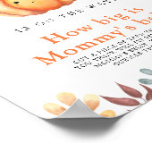 Kürbis in den Hut Wie groß ist Mama's Bauchspiel Poster (Ecke)