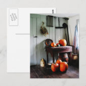 Kürbis in die Küche Postkarte (Vorne/Hinten)