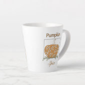 Kürbis in Licht - Kürbisgewürz Milchtasse (Rechte Ecke)