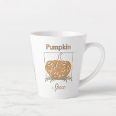 Kürbis in Licht - Kürbisgewürz Milchtasse (Rechts)