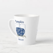 Kürbis in Licht - Kürbissaison Milchtasse (Linke Ecke)