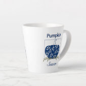 Kürbis in Licht - Kürbissaison Milchtasse (Rechte Ecke)