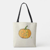 Kürbis?/Jack-o'-Lantern? Tasche für alle Drucker (Rückseite)