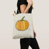 Kürbis?/Jack-o'-Lantern? Tasche für alle Drucker (Von Nahem)