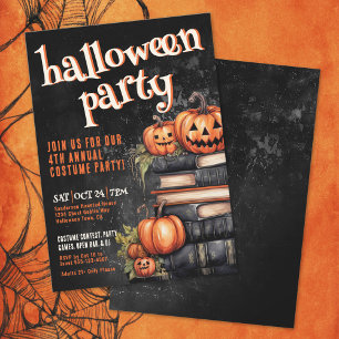Kürbis Jahreskostüm Halloween-Party Einladung